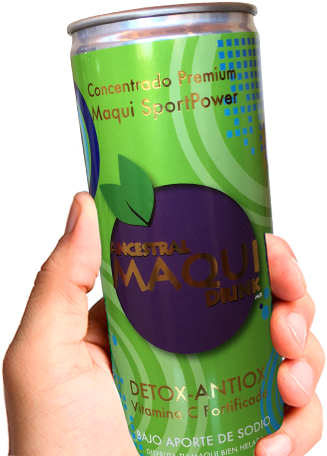 Maqui Antioxidante, Bebida De Maqui Saludable Para - Maqui (490x466), Png Download