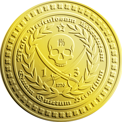 Svg Library Stock Coin Clip Pirate - Pirate Gold Coin Png (414x414), Png Download