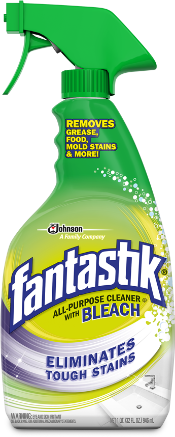 Fantastik All Purpose Cleaner Bleach - Fantastik All Purpose Cleaner (390x908), Png Download