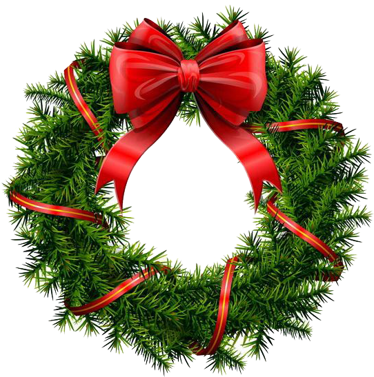 Picture Royalty Free Christmas Wreath Png File - Christmas Wreath Png Transparent (564x564), Png Download