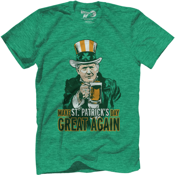 Make Saint Patrick's Day Great Again - Making St Patrick's Day Great Again T Shirt (600x600), Png Download