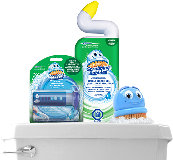 Get It Clean - Scrubbing Bubbles (640x547), Png Download
