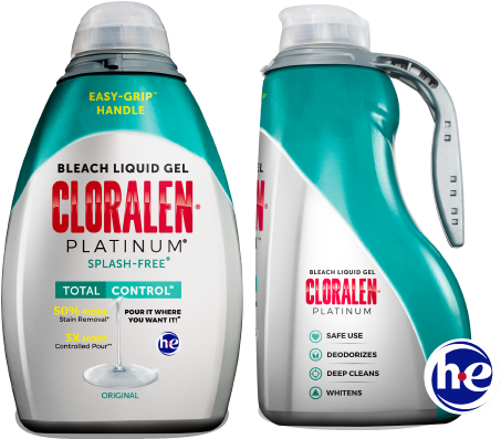 Cloralen Platinum Overview - Cloralen Platinum Bleach Liquid Gel, Original 110 Fl (453x397), Png Download