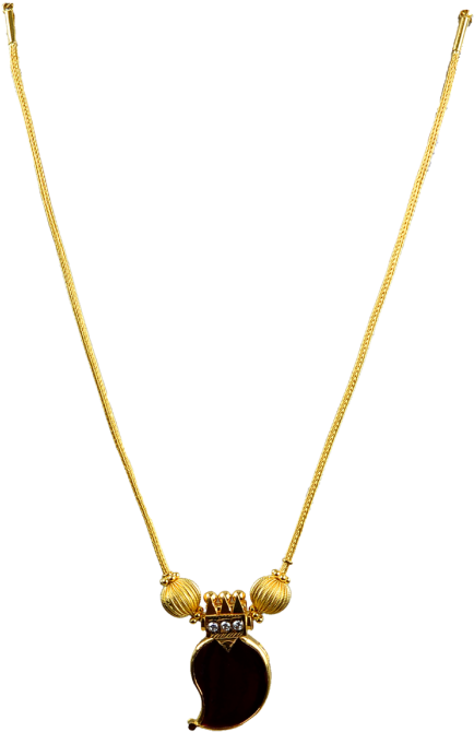 Traditional Gold Design Palakka - Kayarupiri Mala (492x700), Png Download