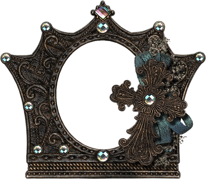 Gothic Princess Frame - Antique (725x630), Png Download