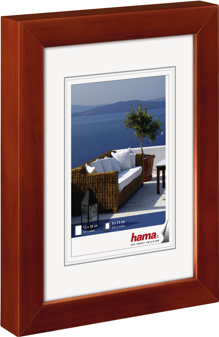 Abx2 High-res Image - Hama Holzrahmen Cornwall, Weiß, 24 X 30 Cm (00100868) (1100x1100), Png Download