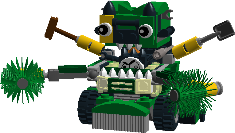 Trashoz Max Has All The Garbage - Mixels Garbage Max (1040x577), Png Download