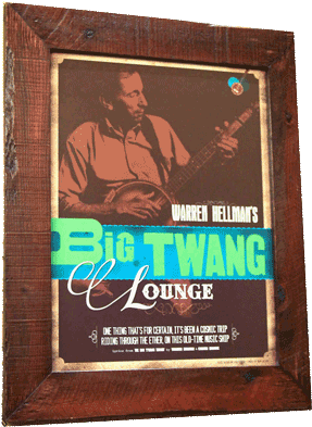 Reclaimed Fence Wood Frame With Warren Hellman Tribute - Poster (300x401), Png Download