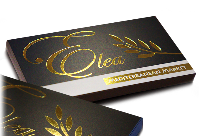 Foil Stamped Business Cards - Gold Stamping Business Cards (657x450), Png Download