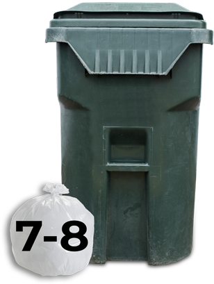 95 Gallon - - Plastic (319x425), Png Download