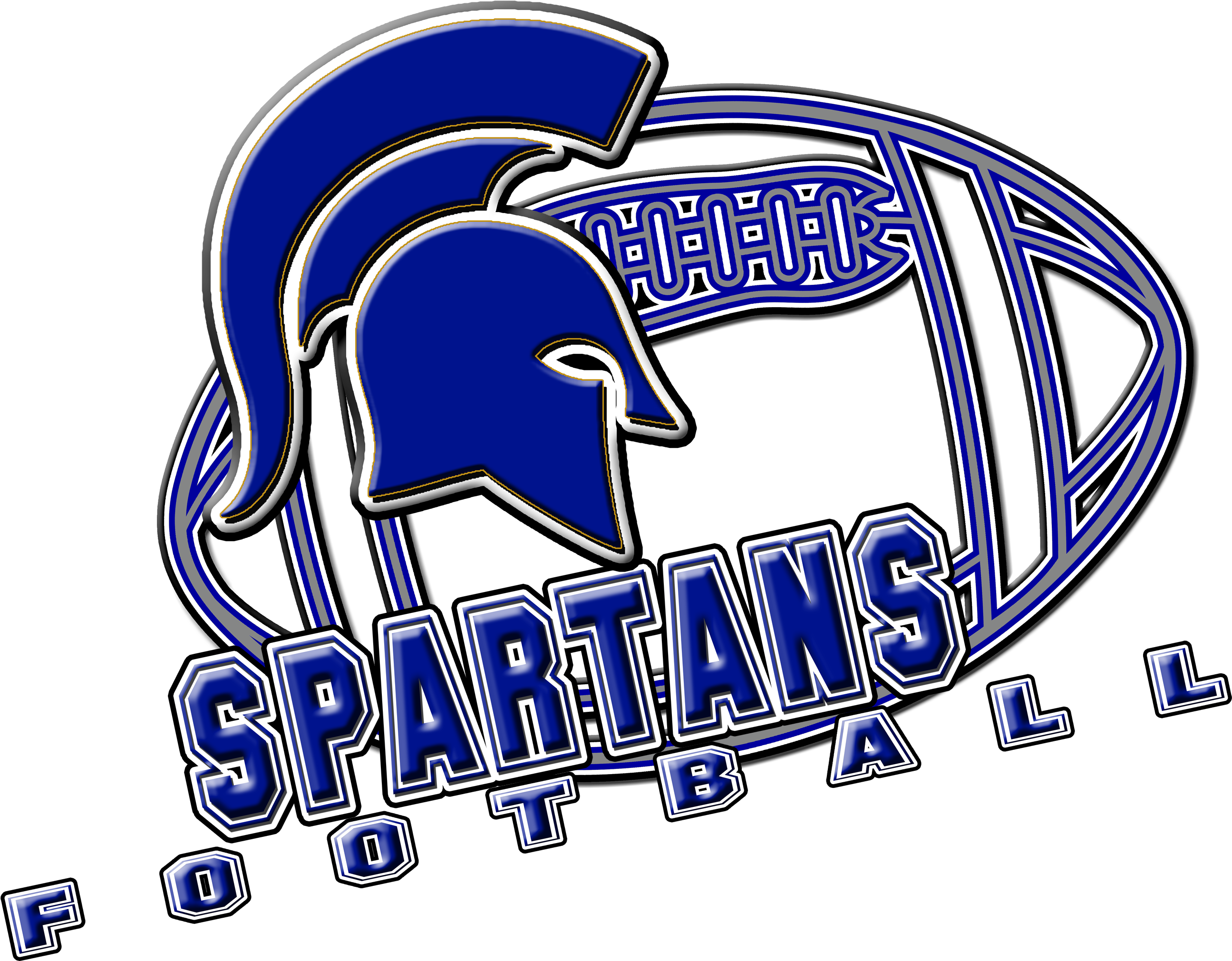 Blue Spartan Team Logo 001-300ppi - Michigan State Spartans Football (2720x2109), Png Download