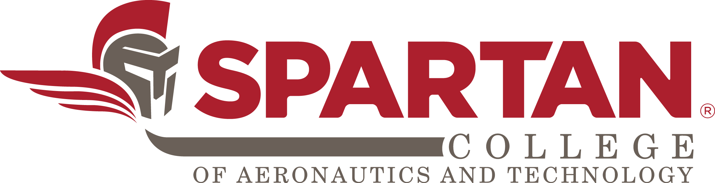 Spartan College Logo - Spartan College Of Aeronautics And Technology (2400x615), Png Download