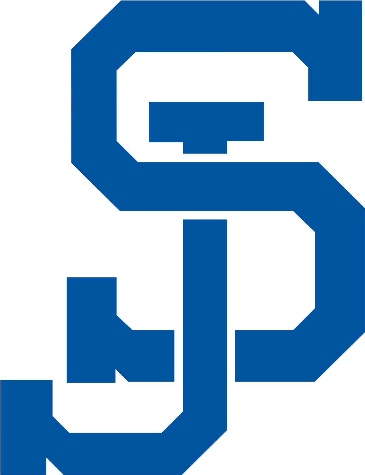 San Jose State Spartans Baseball - San Jose State Sj Logo (1200x1554), Png Download