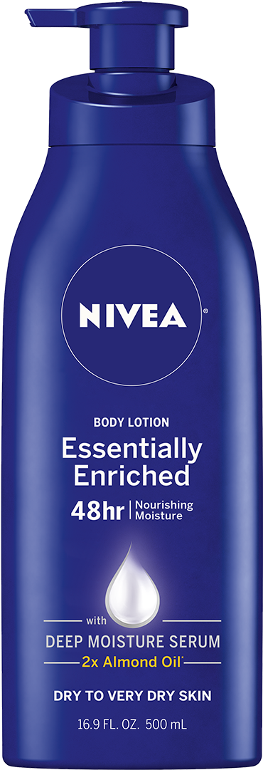 Essentially Enriched Body Lotion - Nivea Body Lotion For Dry Skin (1010x1180), Png Download