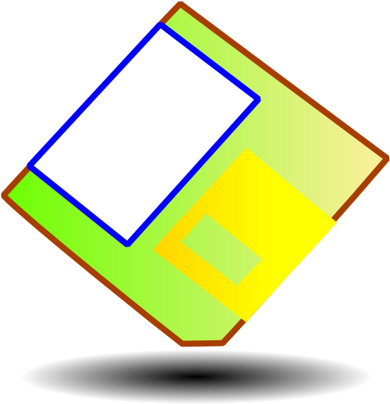 How To Set Use Colorful Floppy Disk Svg Vector (594x599), Png Download