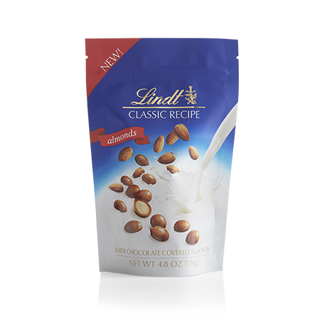 Classic Recipe Milk Chocolate Covered Almonds - Lindt & Sprüngli (450x450), Png Download