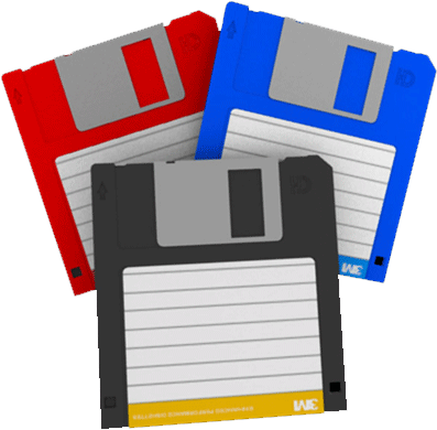 Floppy Disks - 1970s Floppy Disk (425x408), Png Download