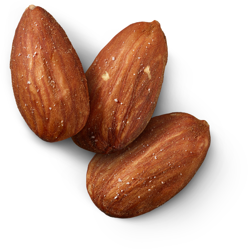 Grab & Go California Almonds Dry Roasted - Almond (1380x1380), Png Download
