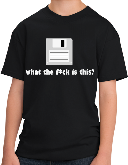 Youth Black What The F Is A Floppy Disk - Lion Guard Birthday Shirt Custom Personalized Shirts (453x569), Png Download