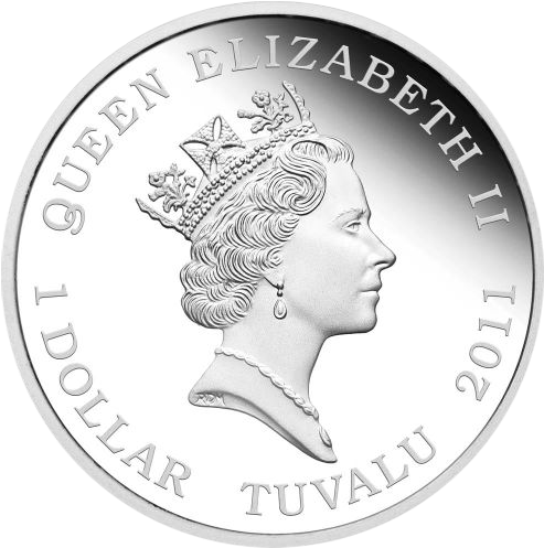 Silver Numismatic Border Collie Working Dogs - Golden Hind Coin (500x500), Png Download