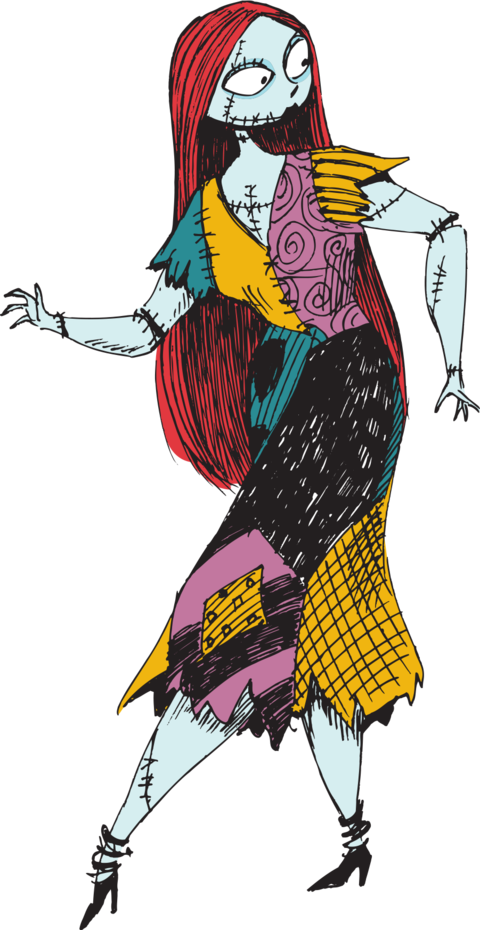 Image Result For Nightmare Before Christmas Kids Sally - Sally Nightmare Before Christmas Characters (480x930), Png Download