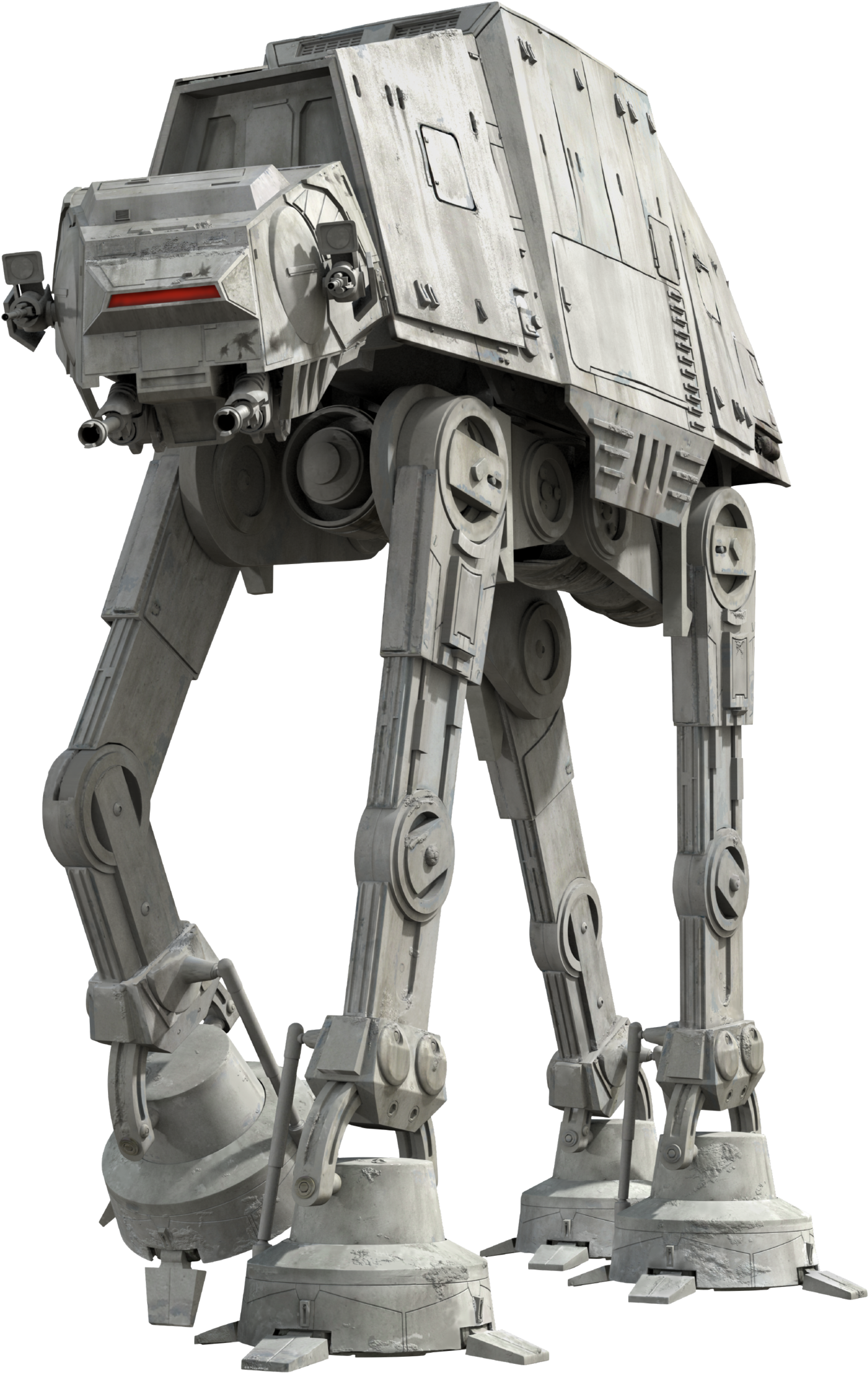 At-at 2 Fathead - Atat Star Wars (1540x2210), Png Download