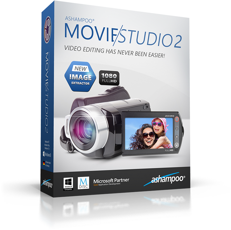 Ashampoo® Movie Studio - Ashampoo Movie Studio 2 (800x800), Png Download
