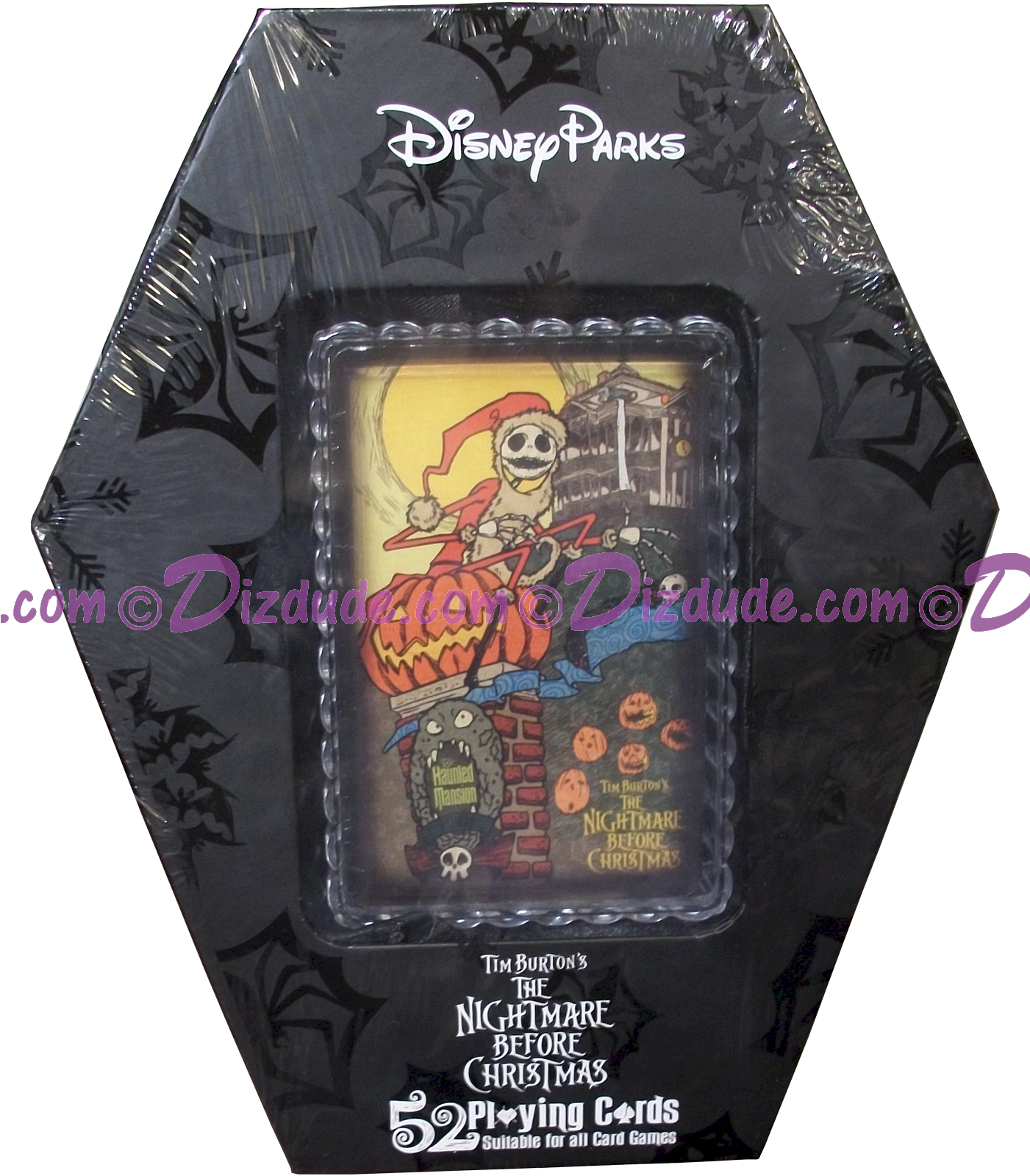 Disney World 52 Playing Cards The Nightmare Before - Nightmare Before Christmas 52 Playing Cards In Coff (1400x1725), Png Download