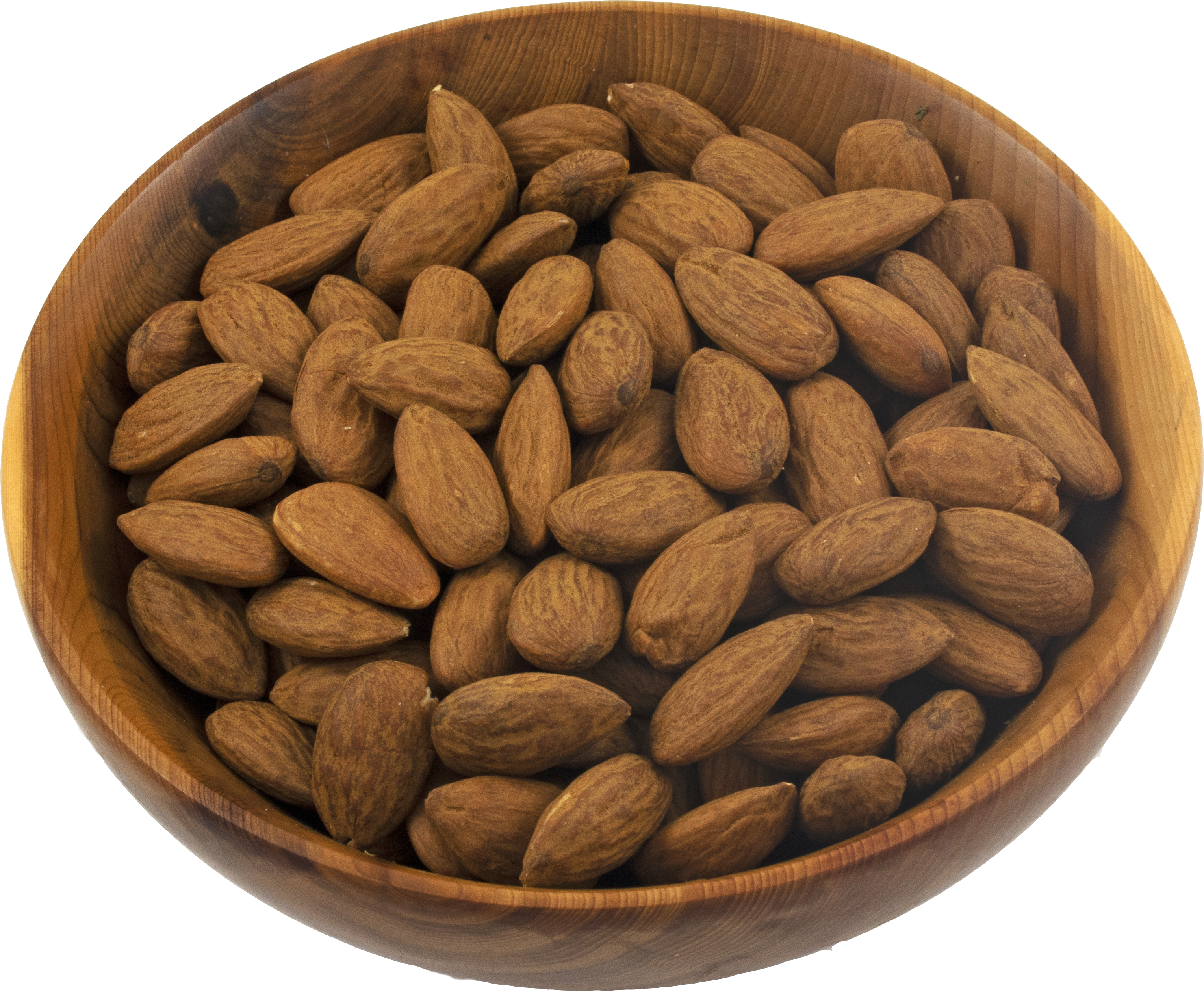 Raw Whole Almonds 1kg - Almond (4000x4000), Png Download