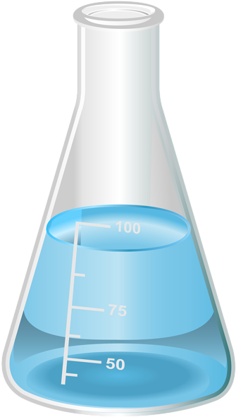 Flask Png Clip Art Image - Clip Art (338x600), Png Download