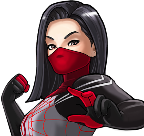 Silk Icon - Avengers Academy Silk (508x452), Png Download