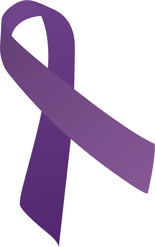 Purple Ribbon The City Of Maricopa Will Recognize The - Domestic Violence Ribbon Png (638x1012), Png Download