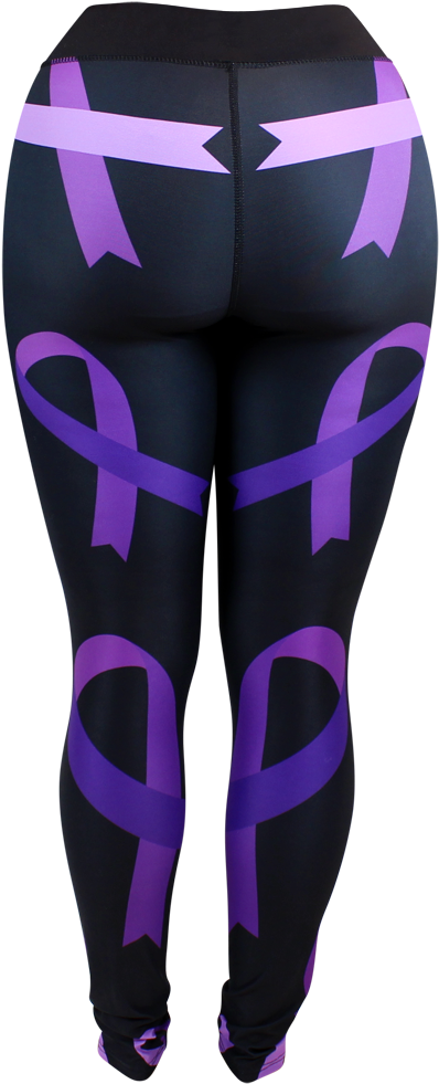 Purple Ribbons Tights - Tights (819x1024), Png Download