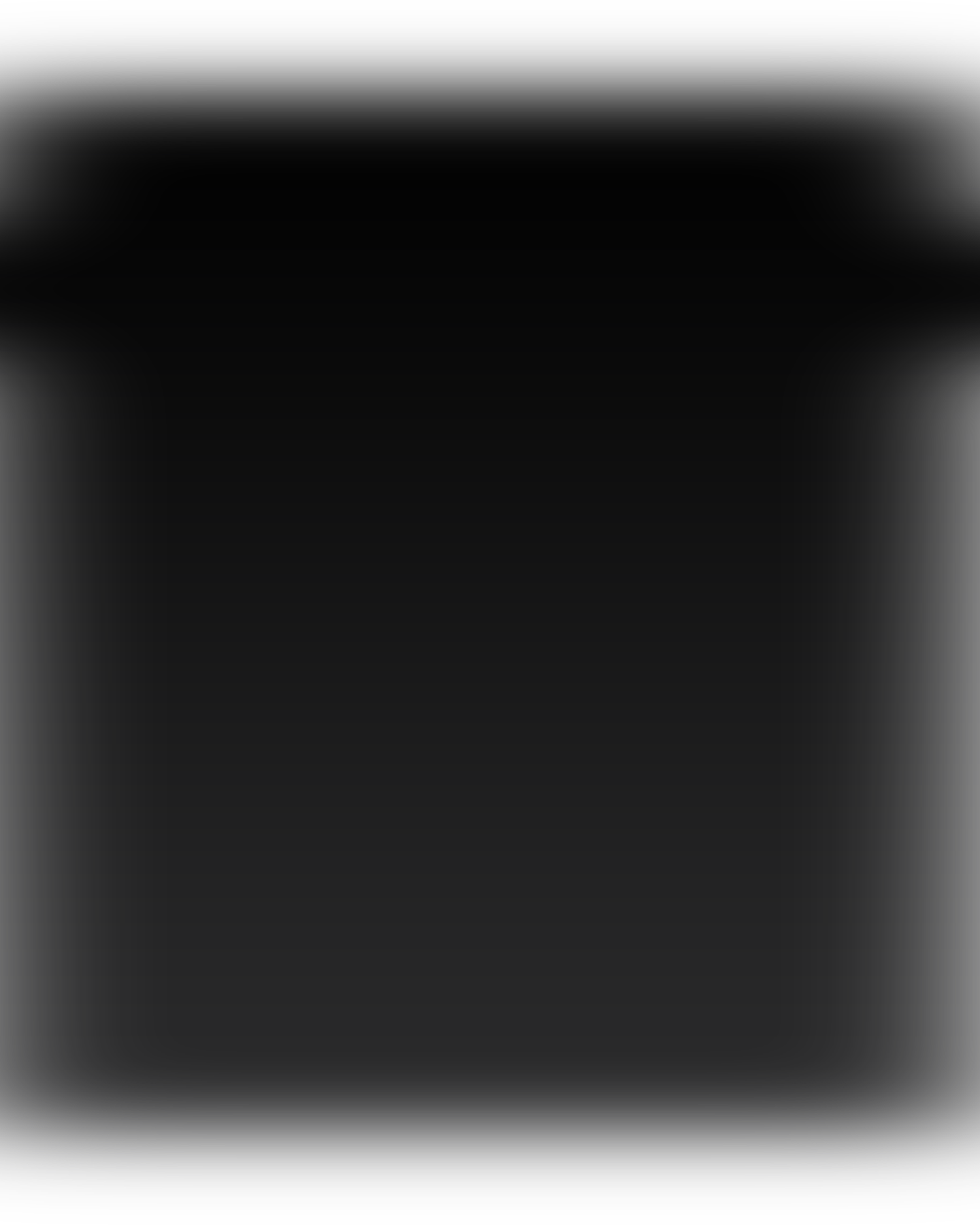 Black-gradient - Monochrome (1440x1800), Png Download
