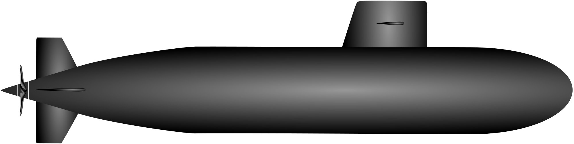 Submarine Png - Transparent Submarine (2000x503), Png Download