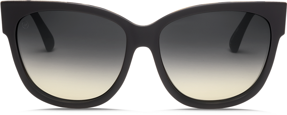 Electric Danger Cat Sunglasses-black Tort/ohm Black - Plastic (1000x500), Png Download