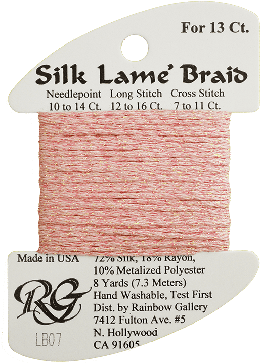 Needlepoint Silk Lame Braid Thread Lb-07 (720x720), Png Download
