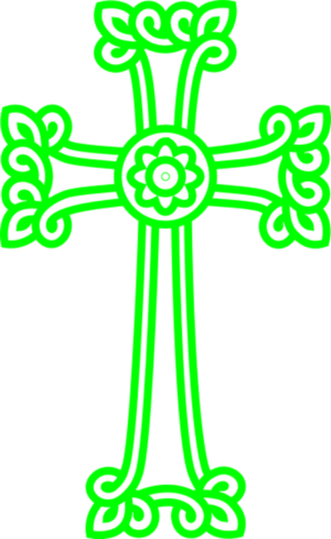 Color Variation B - Armenian Cross Png (300x488), Png Download