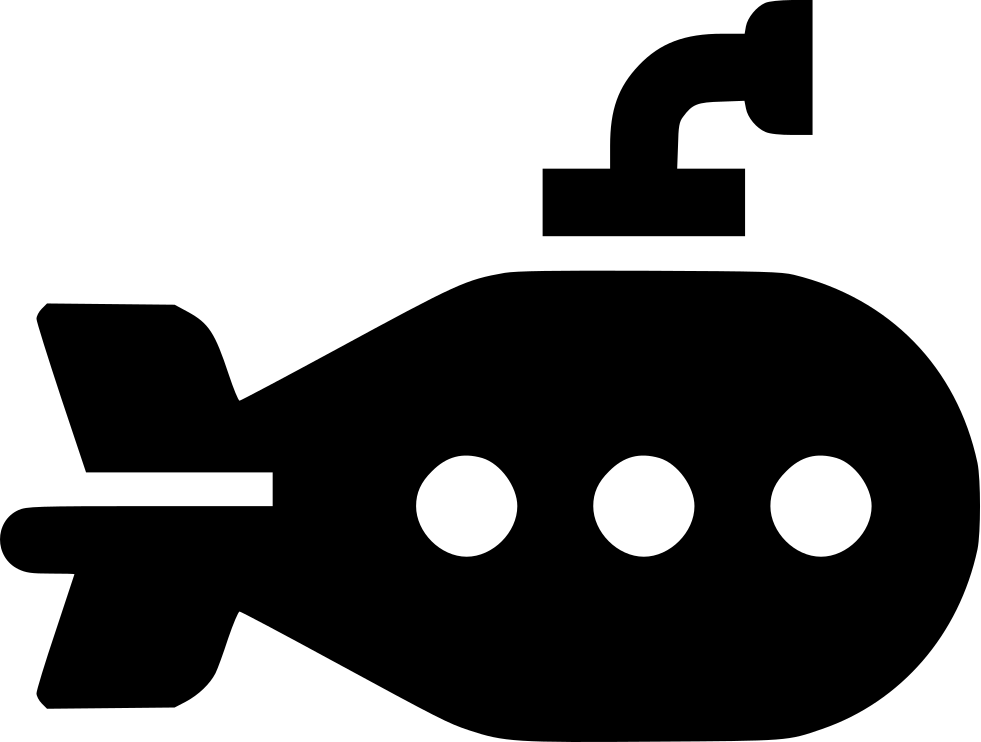 Png File - Submarine Icon Png (981x742), Png Download