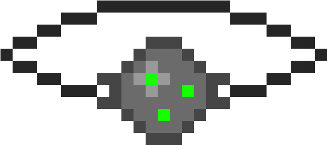 Bionic Eyepatch Miniature - Plane Pixel Art Png (1200x1200), Png Download