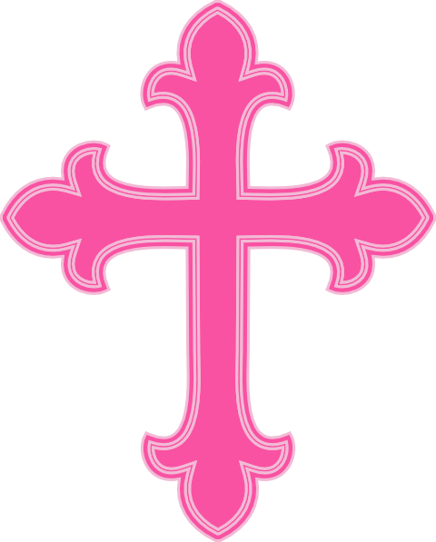 Fancy Cross Silhouette - Fancy Cross (480x597), Png Download