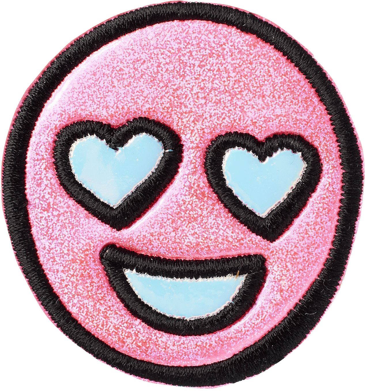 Puffy Heart Eye Patch - Smiley (1267x1359), Png Download