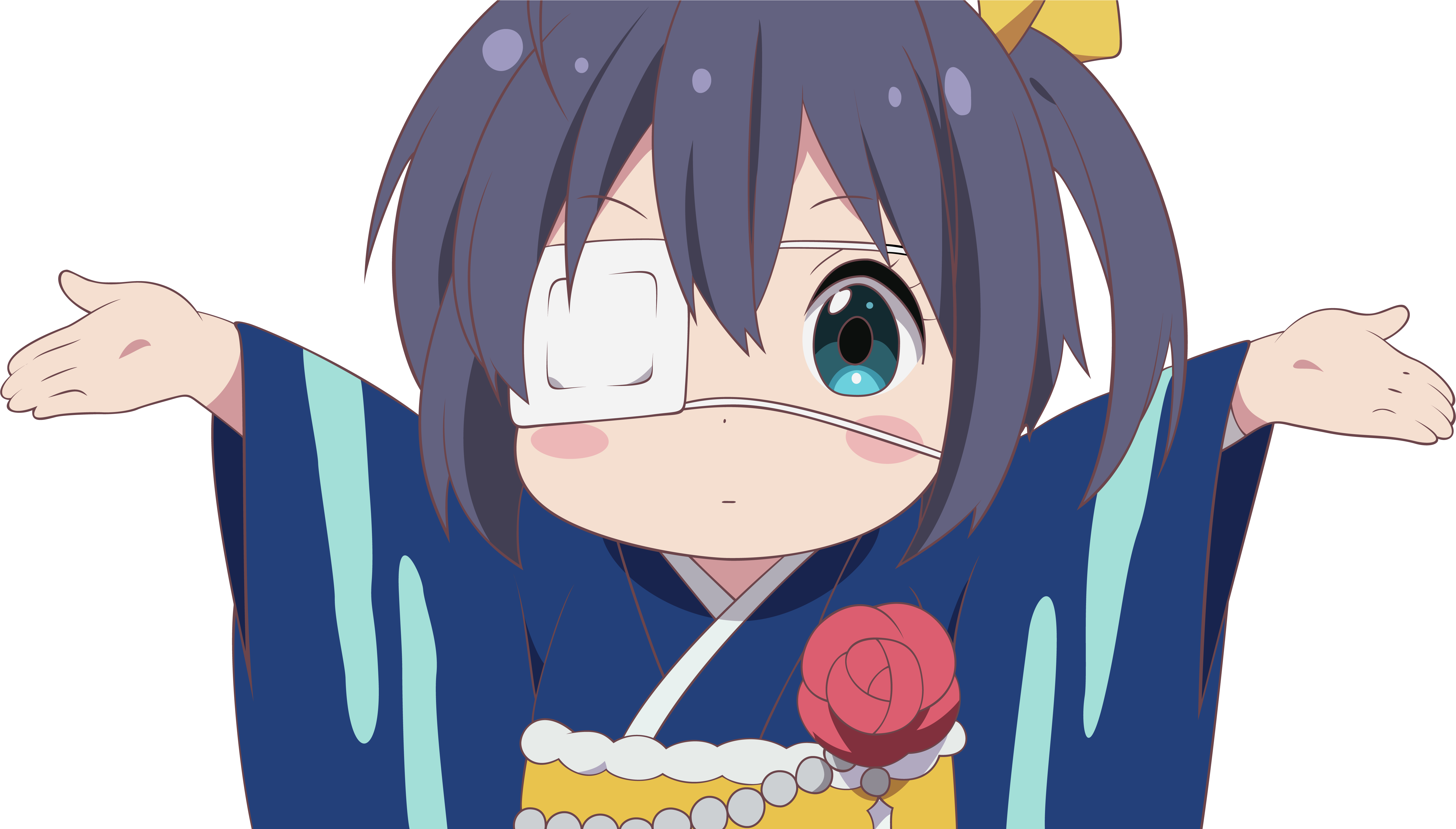 Download Png - Rikka Takanashi (6229x3373), Png Download