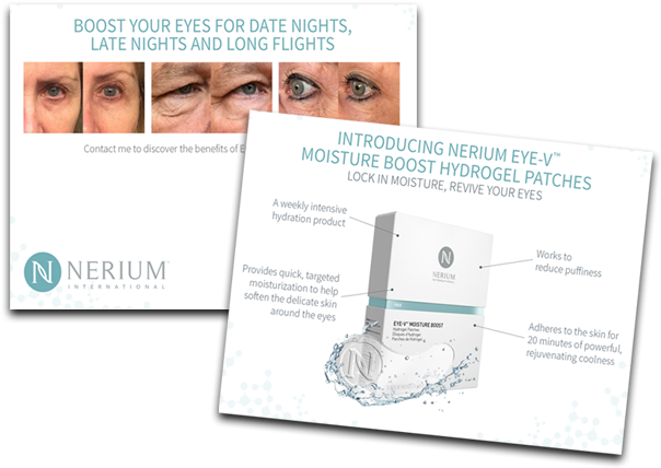 Eye Patch Card Pack - Nerium Eye-v Moisture Boost Hydrogel Patches (650x650), Png Download