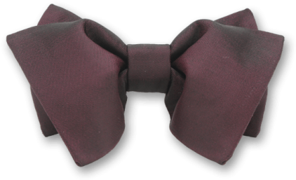 Wonderful In Purple Bow Tie - Suede (595x595), Png Download