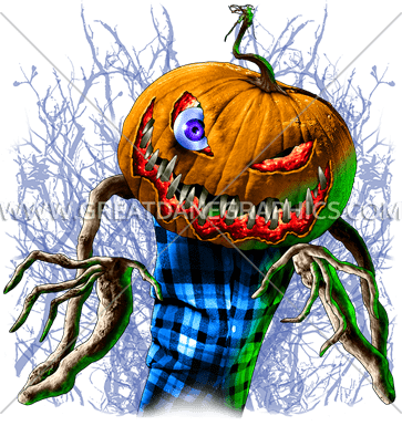 Pumpkinhead - Pumpkinhead Scarecrow Halloween Baseball Sleeve Shirt (363x385), Png Download