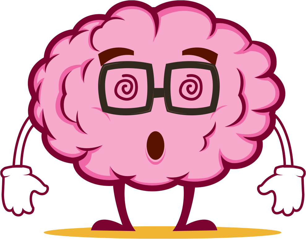 Brain Clipart Emoji - Brain Emoji (989x771), Png Download