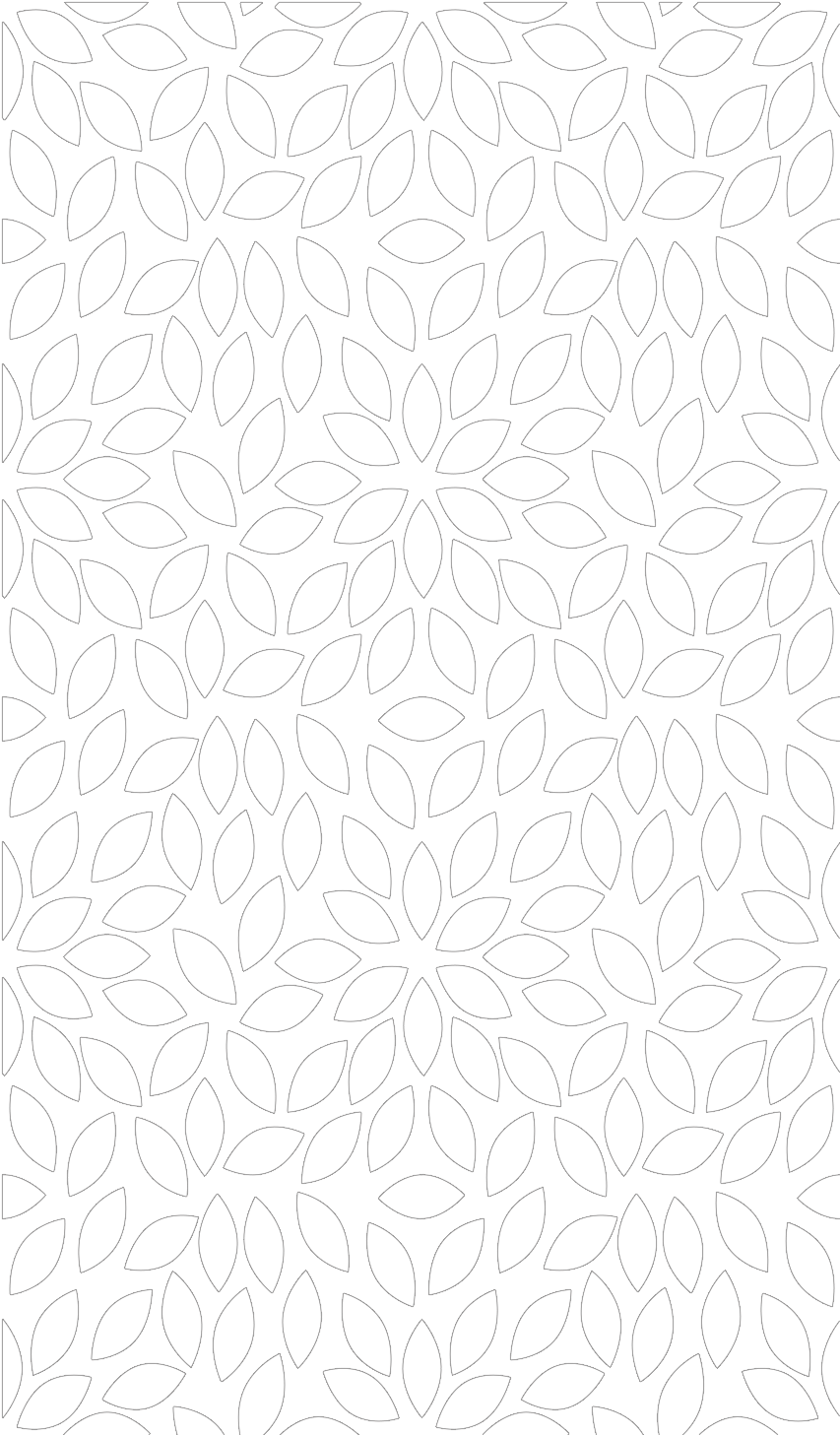 119- Scattered Leaves - Artisan Panels (898x1500), Png Download