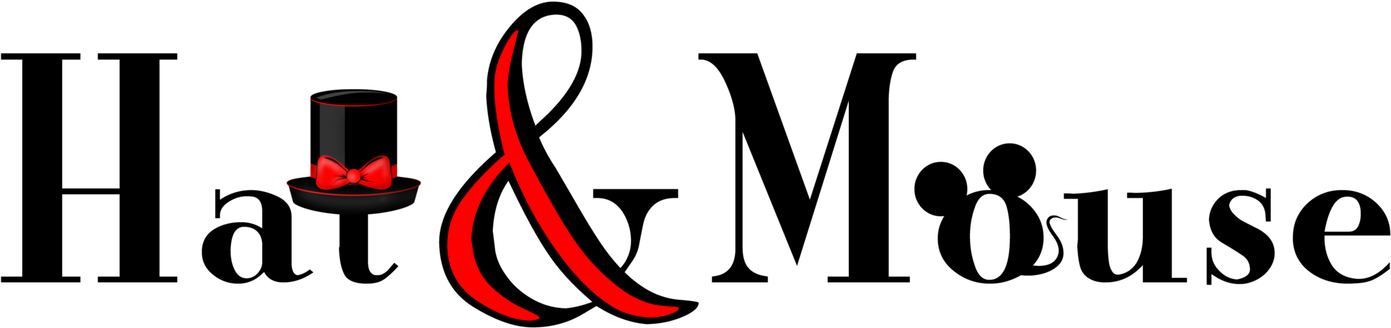 Hat And Mouse - Fascinator (2360x723), Png Download