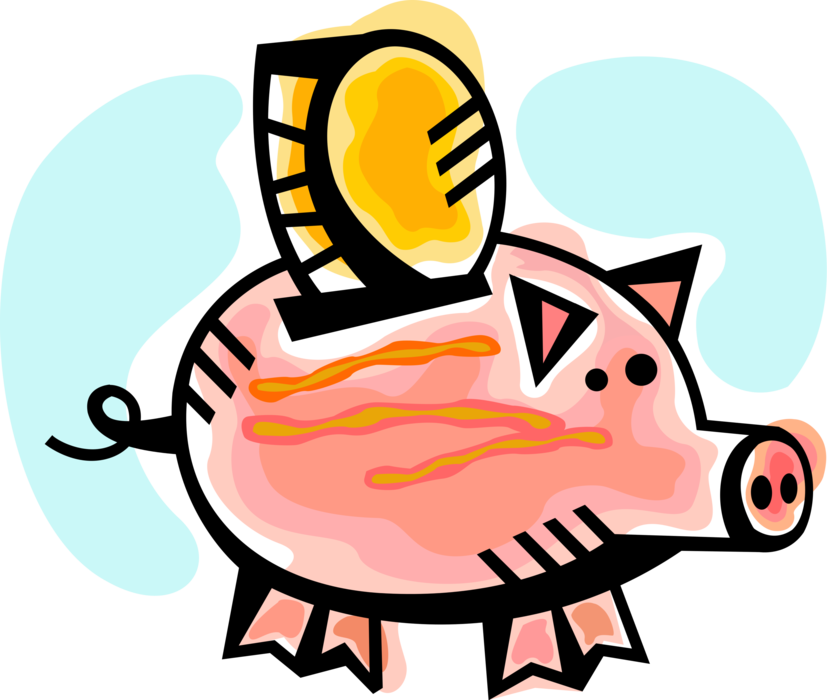 Banking Vector Money Bank - Money (827x700), Png Download